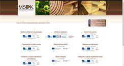 Desktop Screenshot of msdk.cz
